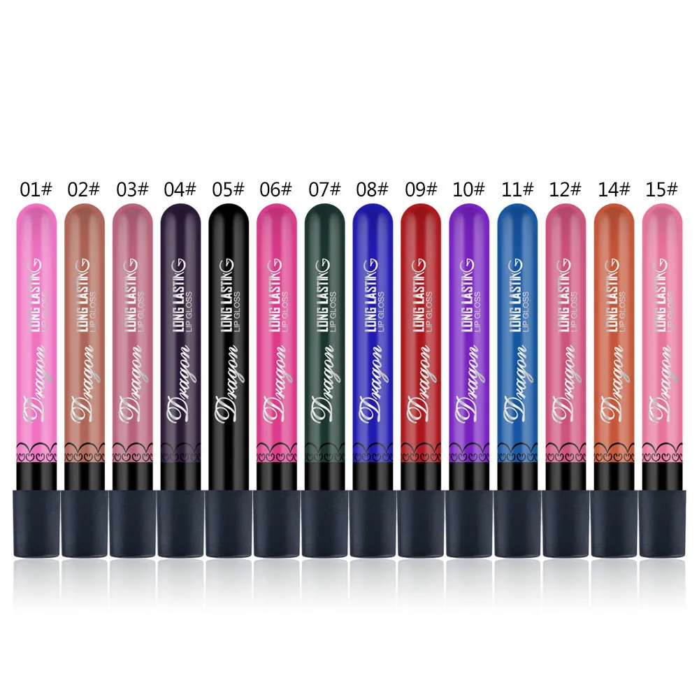 Мода кирпич красная вампирская губная помада матовая водостойкая бархатная