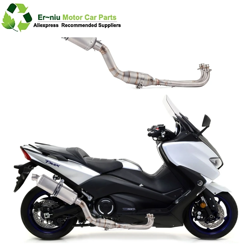 Мотоцикл Полная система выхлопа Slip-On для Yamaha Tmax500 Tmax530 T-max 500 530