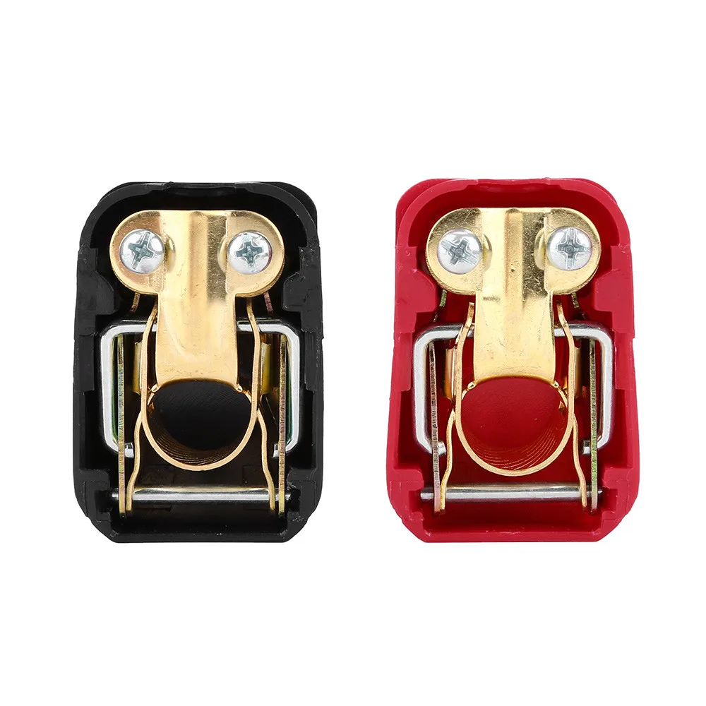 2PCS Auto Car 12V Car Battery Terminals Connector Switch Clamps Quick Release Lift Off Positive& Negative CA