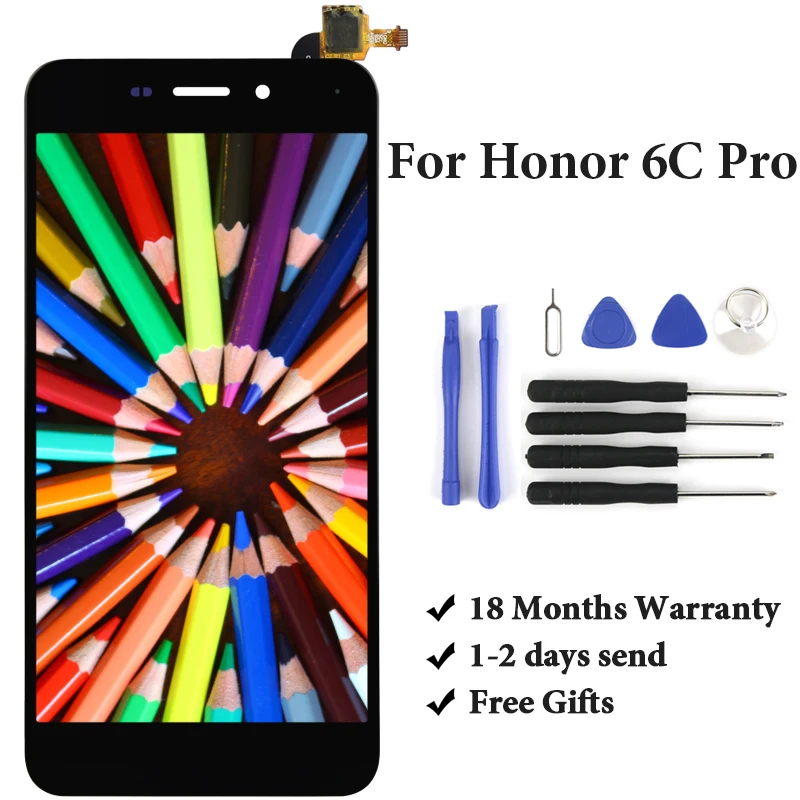 5 2 дюймовый ЖК дисплей для HUAWEI Honor 6C Pro сменный JMM L22 телефона сенсорный экран