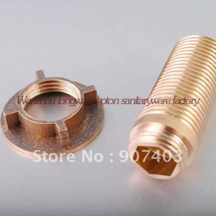 Free shipping 10pcs/lot single cold faucet mounting nut screw kitchen
