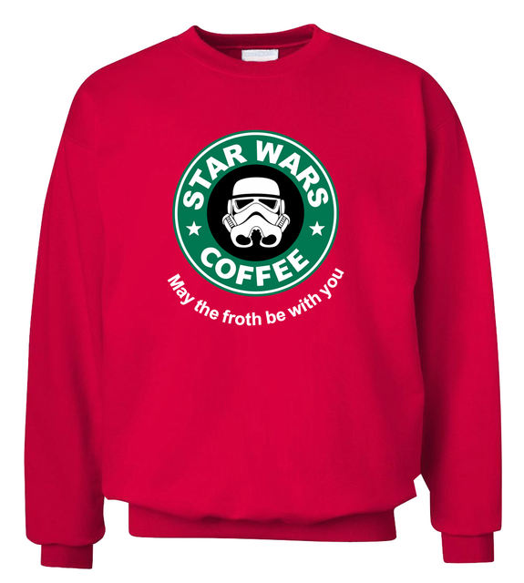 Star Wars Coffee Funny Sweatshirt (6  Colors)