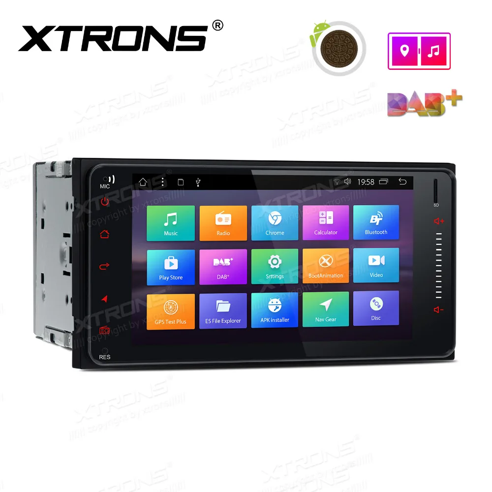 XTRONS 7 &quotандроид 8 1 автомобильный стереоплеер gps радио для Toyota RAV4 VIos Hilux Terios Avanza