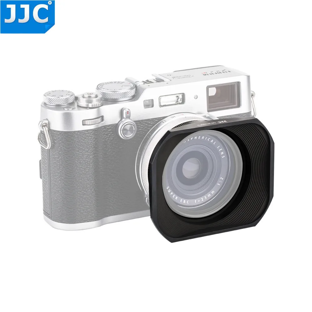JJC Metal Square Lens Hood Adapter Ring kit with 49mm Filter Thread for Fujifilm X70/X100/X100S/X100T/X100F Cameras JJC Metal Square Lens Hood Adapter Ring kit with 49mm Filter Thread for Fujifilm X70/X100/X100S/X100T/X100F Cameras