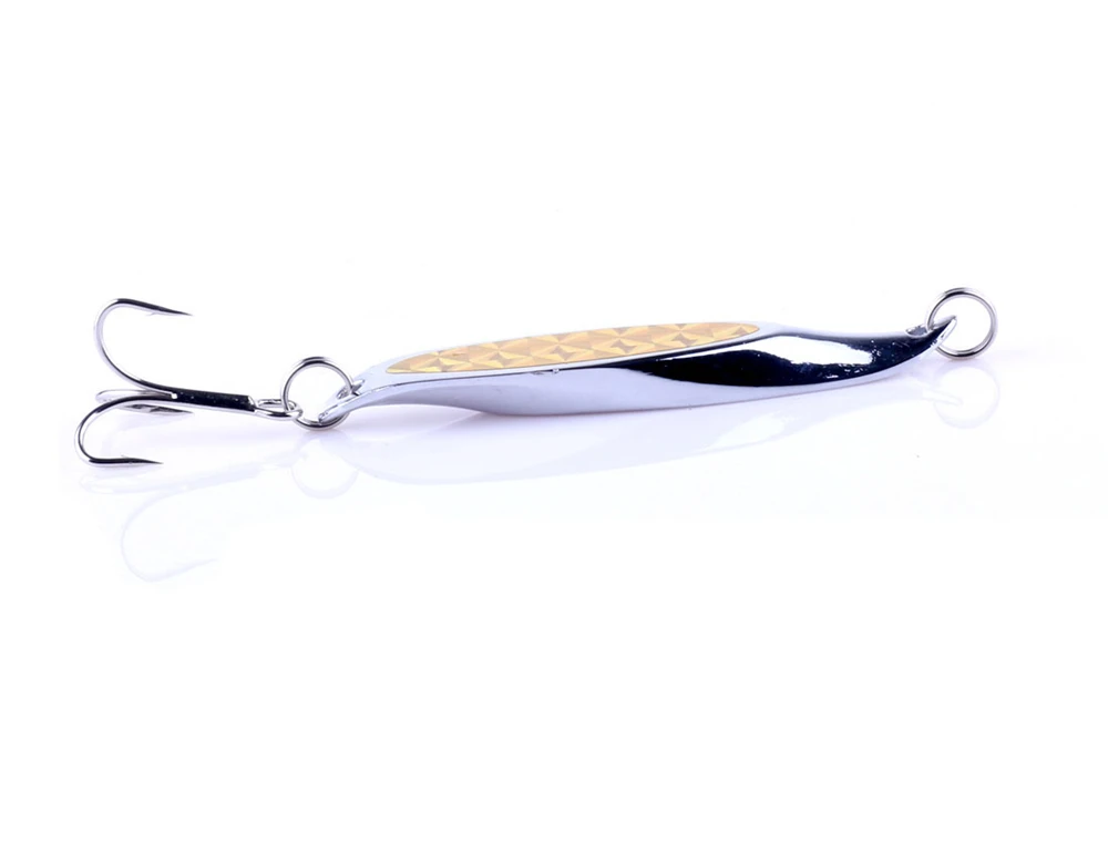 Peche 7 см 21 г металлическая Лазерная блесна блесток ложка рыболовные приманки, рыбалка скошенный джиг Isca искусственные жесткие приманки