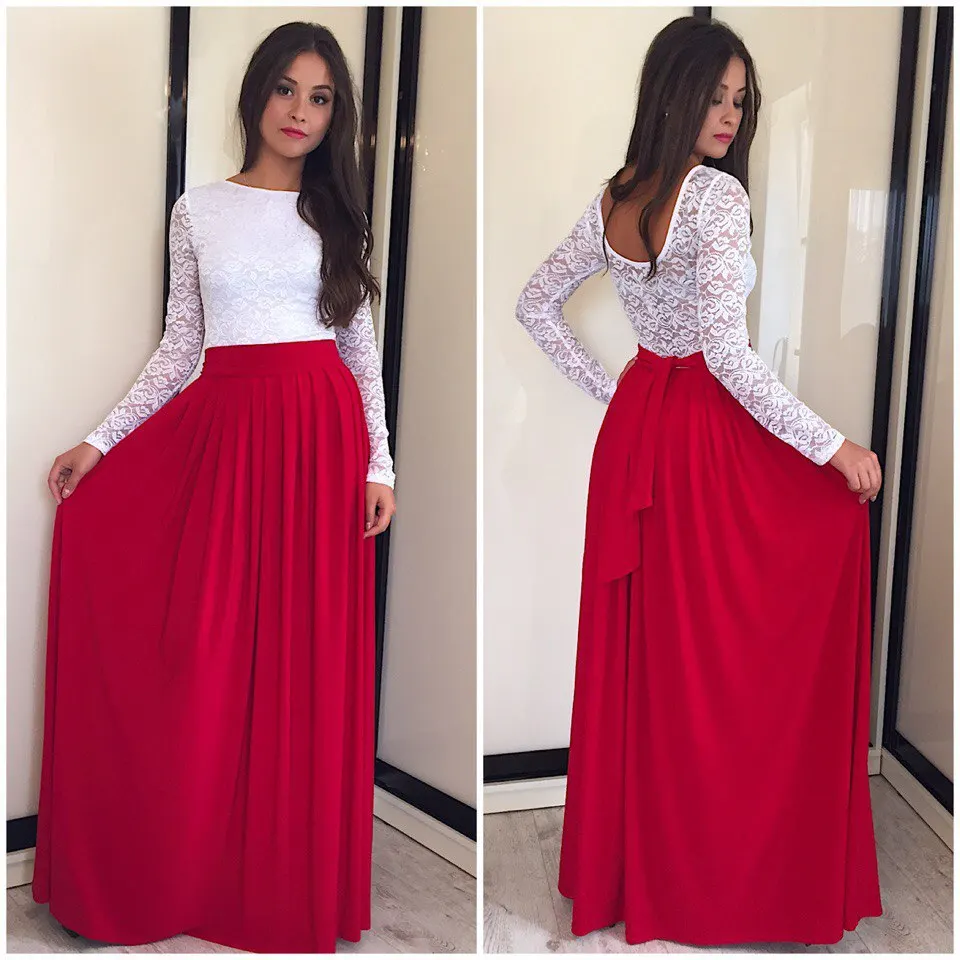 

BKLD Women Autumn Winter Dress O Neck Long Sleeve White Lace Dress Bandage Dresses 2017 New Arrivals Elegant Evening Party Dress