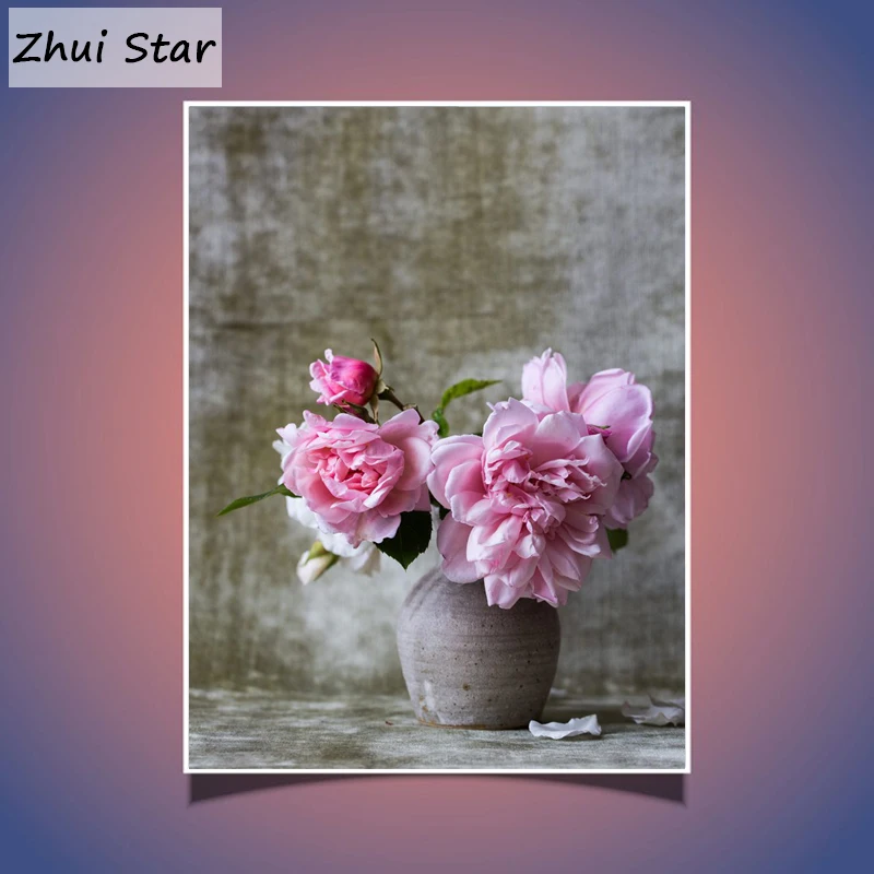 

5D DIY Diamond Embroidery Flower lilacs Icon Rhinestone square Full Diamond Piainting Cross Stitchr christmas gift