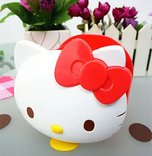 HelloKitty канцелярские настольные коробки стенд держатель ремесло LKT9405 - Цвет: Red