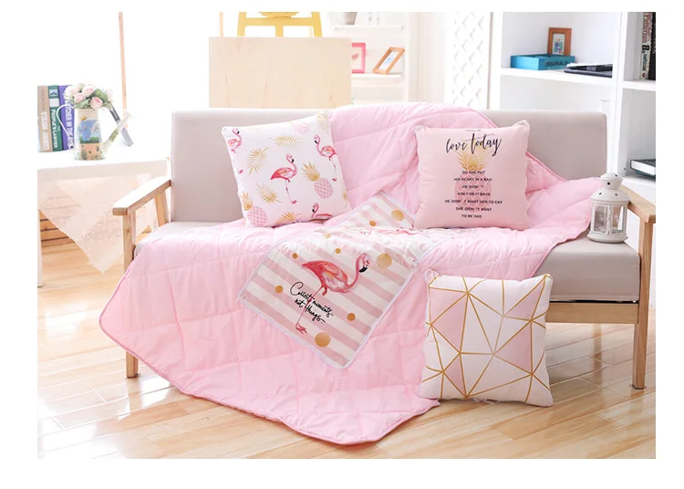 Фламинго детская подушка детская комната украшения подушки Многофункциональное использование Детские Cama постельные принадлежности Manta couette bebe babydekbed