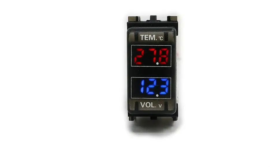 

Car voltage meter withtemperature meter For NISSAN Series 12v-24v