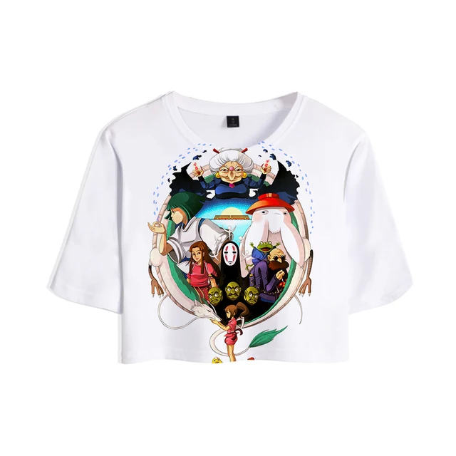 Hayao Miyazaki Spirited Away Cool Design T-Shirts 4