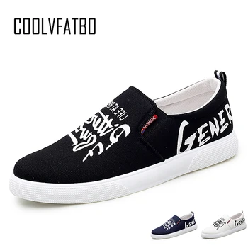

COOLVFATBO Men Vulcanize Shoes Fashion New Men Shoes Slip-on Men Sneakers Student chunky sneakers White Sneakers Casual shoes