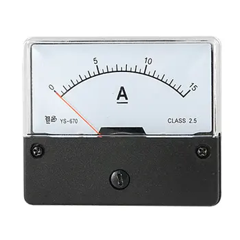 

5 Pcs Wholesale DC 0-15A Current Range Panel Mount Ampere Meter Gauge