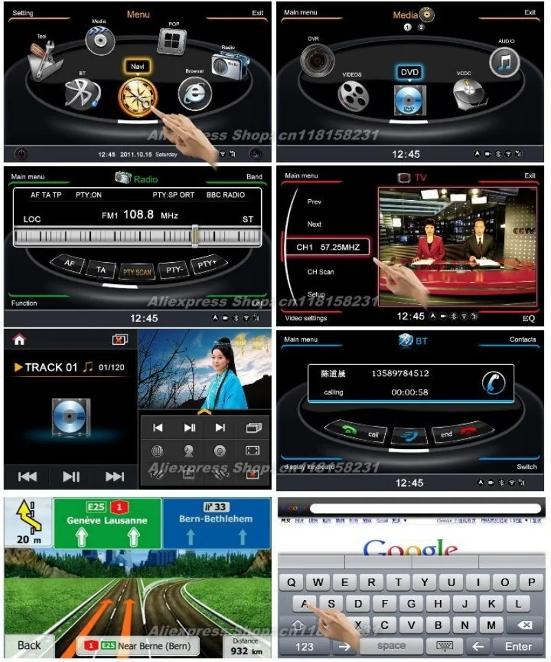 Perfect Liislee For Honda Pilot 2003~2008 - Android GPS NAVI Navigation DVD Player Radio Stereo TV BT iPod WIFI 1080P Multimedia System 7