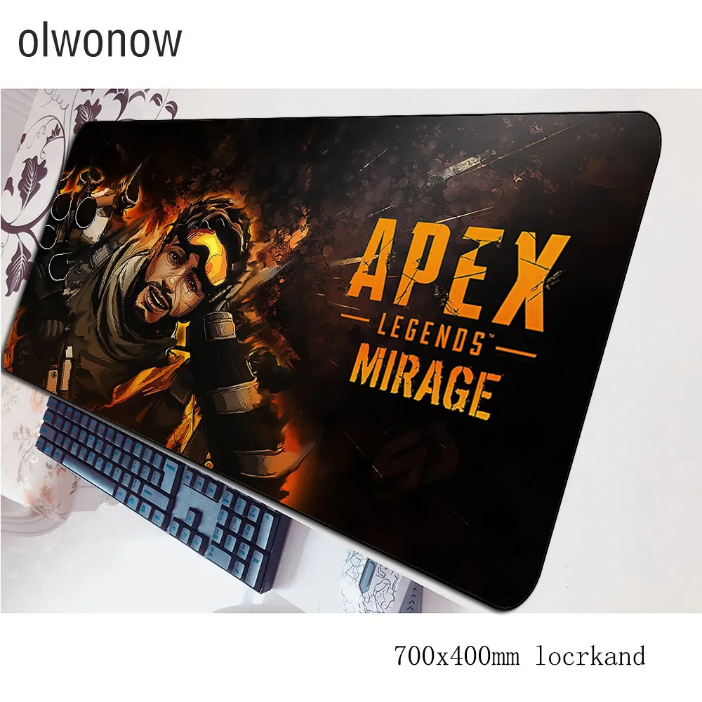 Apex коврик для мыши с подушечкой для запястья отдых компьютерный коврик 70x40 см игровой коврик для мыши большая настольная клавиатура со встроенной мышью игры pc gamer