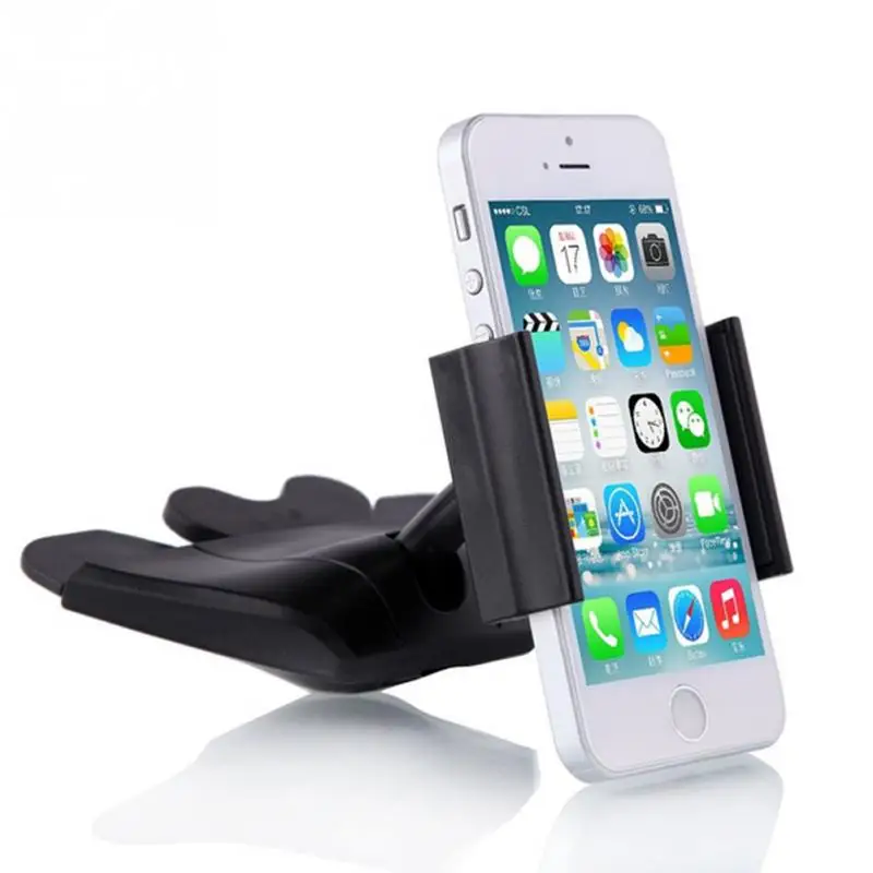 GPS Cellphone Holder For Car, Mini ABS Car CD Player Slot Mobile Phone