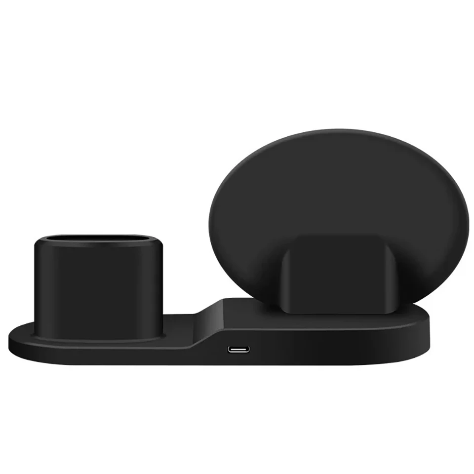 10W 3 in 1 Qi Wireless Charger Fast Multi Phone Charger Quick Mobile Charger For iPhone XR XS for Apple Watch 2 3 4 For AirPods (45)