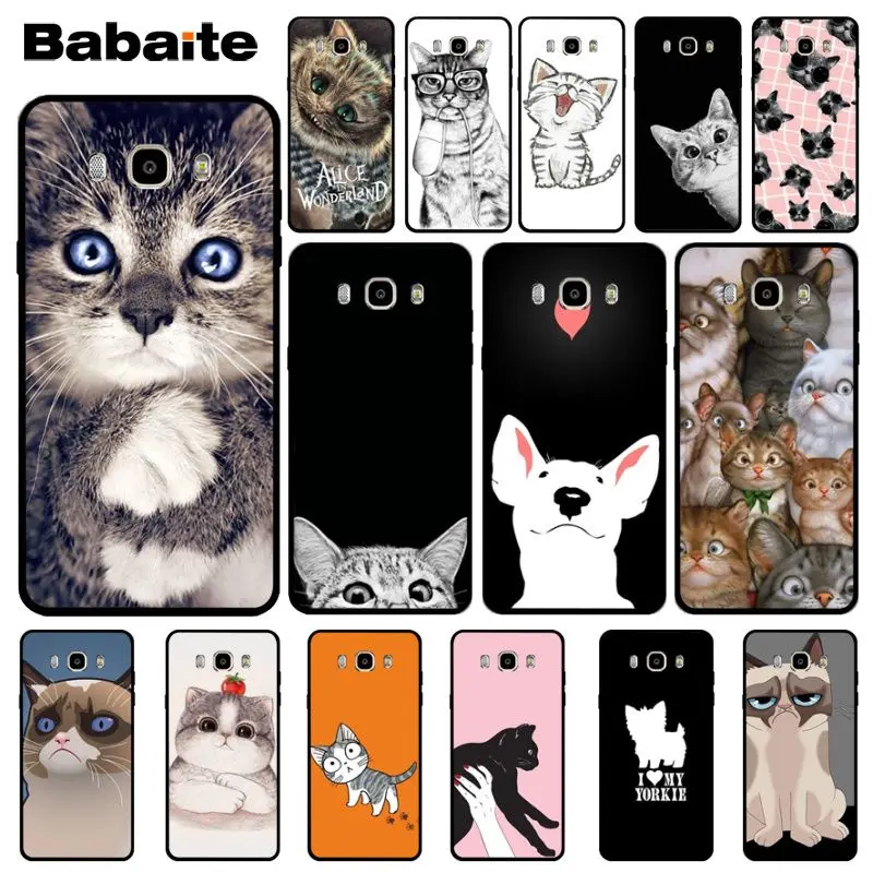 Babaite мультяшный Кот милая кошка собака популярный пользовательский ТПУ чехол для