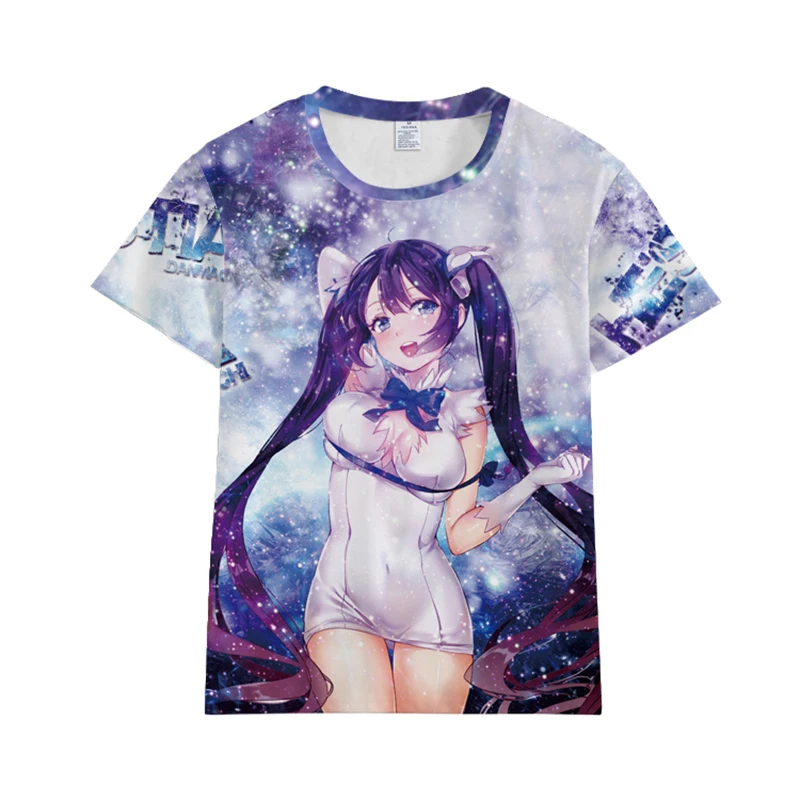 

Is It Wrong to Try to Pick Up Girls in a Dungeon Hestia Aiz Wallenstein 3D Printed T-shirt Cosplay Costume Men Women Tshirt Tees