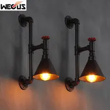 Loft Vintage restaurant bar wall lamp water pipe industry lighting american country wall light Loft Vintage restaurant bar wall lamp water pipe industry lighting american country wall light