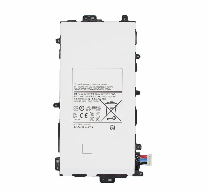 

1x 4600mAh SP3770E1H Replacement Battery For Samsung Note 8.0 8" / 510 Note 8 8.0 3G GT-N5100 N5100 N5120 N5110 Tablet Tab