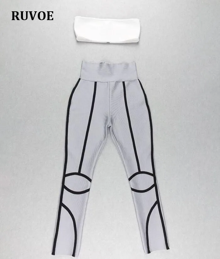 Повязка спортивный Двойка Gymwear Дизайнерская обувь, новые модели, Женская мода без бретелек с эластичным поясом леггинсы с топом, комплект со штанами, облегающий комплект с ремешками
