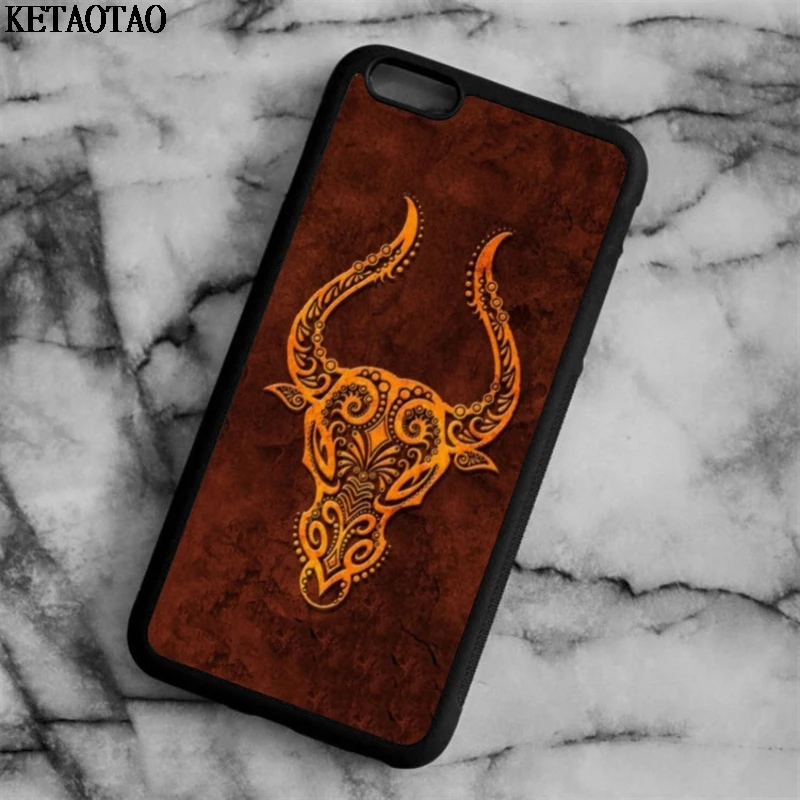 

KETAOTAO Taurus Zodiac Symbol Phone Cases for iPhone 4S 5C 5S 6 6S 7 8 Plus XR XS Max for X 6 Case Soft TPU Rubber Silicone