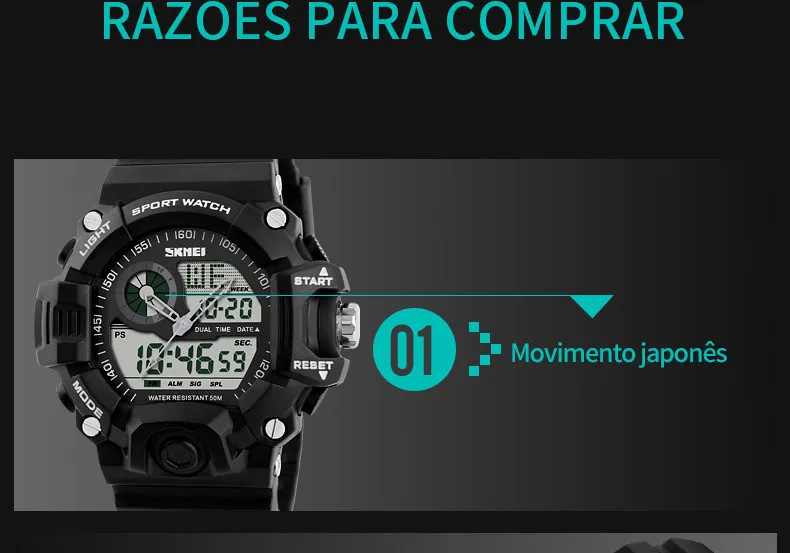 Relógios relógio militar relógio masculino relógio g-shock relógio de pulso relógio casual relógio blindado relógio