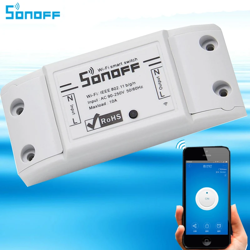 Sonoff Wifi переключатель Модуль Автоматизации умного дома беспроводной релейный Переключатель Универсальный DIY таймер переключатель умный дом Domotica устройство 3 шт