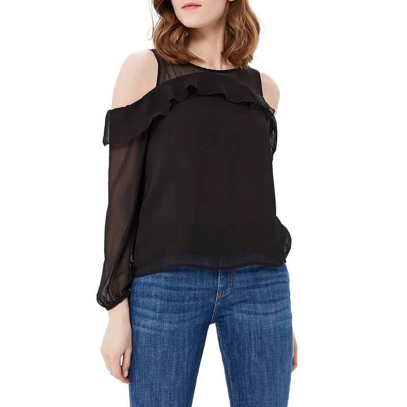 Blouses & Shirts MODIS M181W00373 woman blouse shirt blusas for female TmallFS Blouses & Shirts MODIS M181W00373 woman blouse shirt blusas for female TmallFS