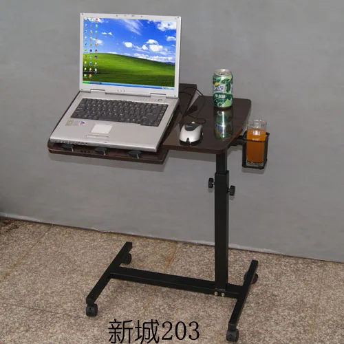 Value sofa side table bedside desk double lift notebook laptop moving