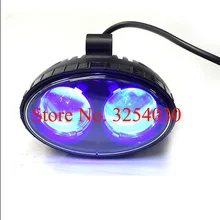 Поставка внутренний светодиодный черный 10 В до 80 в 10 Вт вилочный погрузчик безопасное освещение Электрический световой индикатор для вилочного погрузчика Предупреждение XRL1081 с синим светом