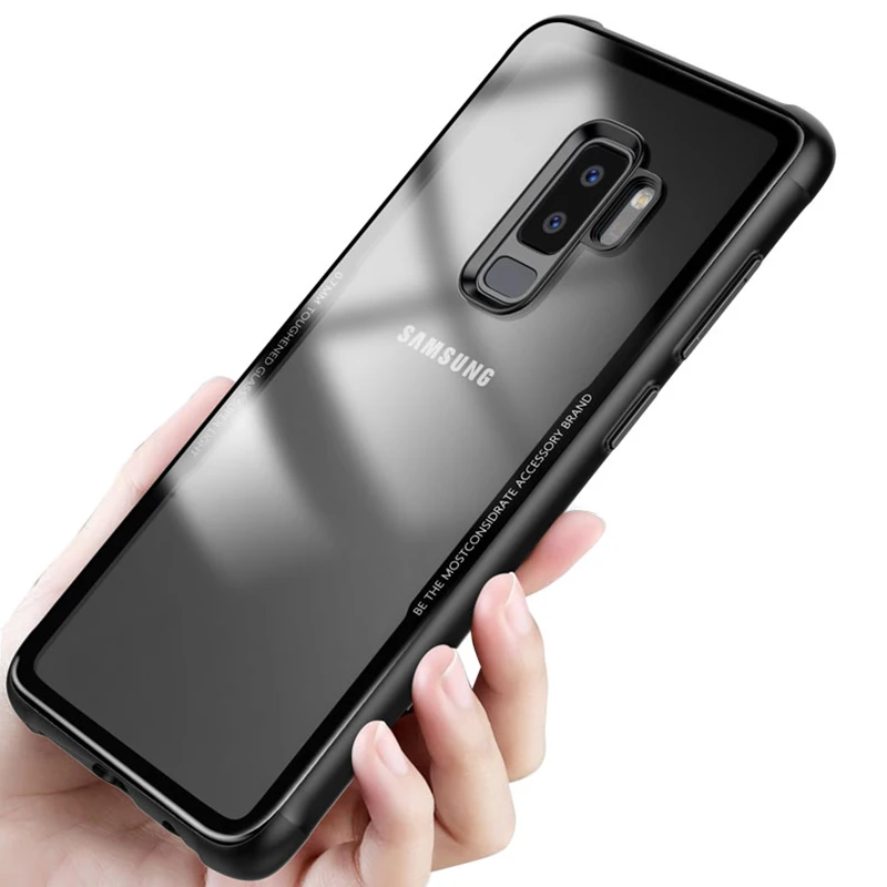 

Full Cover Shockproof Case For Samsung Galaxy Note 9 S9 Plus S8 S7 Edge A5 2017 TPU Silicone Bumper A8 J3 J5 J7 2018 Clear Case