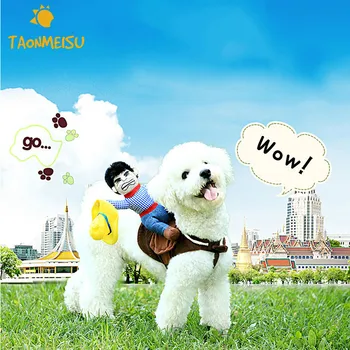 

TAONMEISU Funny Dog Halloween Costumes Festival Pet Standing Knight Clothes for Cosplay Party Dressup Clothes