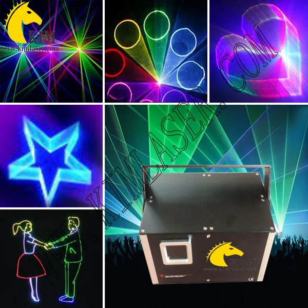 

1.2w RGB laser light with 2D/3D/SD change laser lighting with flight case/Dj equipment/pub lighting/dj laser show/laser lights
