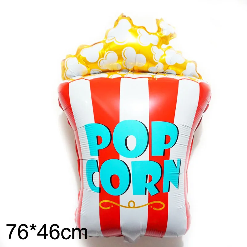 

new style pop corn foil balloons for party supply kid toys 76*46cm large size helium balloons for birthday decoration