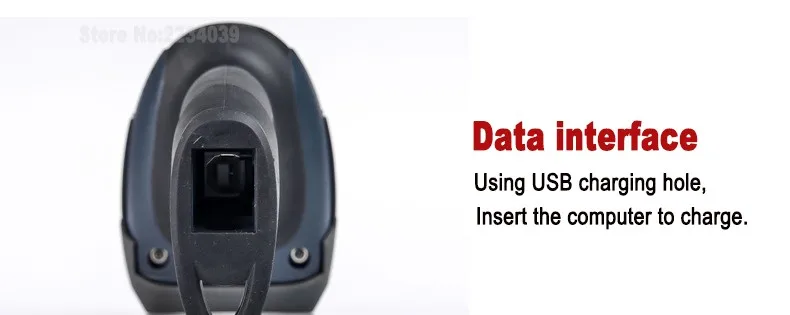 Scanners de Código de Barras sem Fio Scanner de Código de Barras Scanner a Laser de Alta Qualidade para o Mercado Atacado Handheld Leitor Pos Barcode 433 Mhz 11 China scanner wireless Suppliers