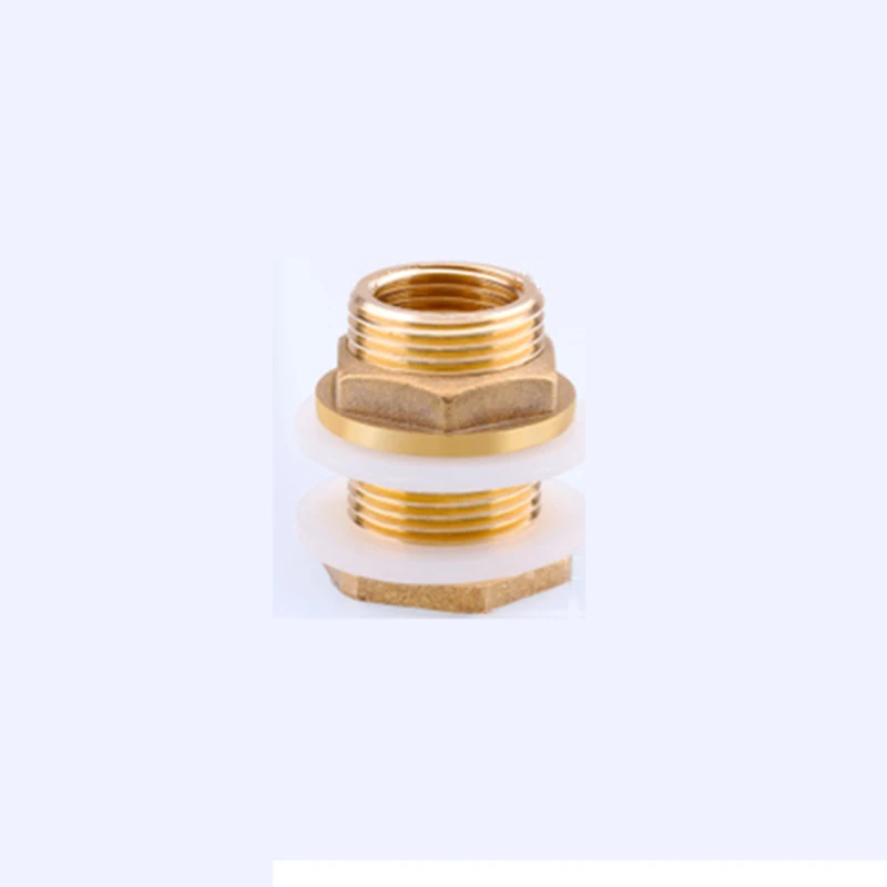 

3/4" Male x 1/2" Female BSP Brass Single Loose Key Swivel Nut Pipe Fitting Joint Connector For Fish Water Tank Length 40mm
