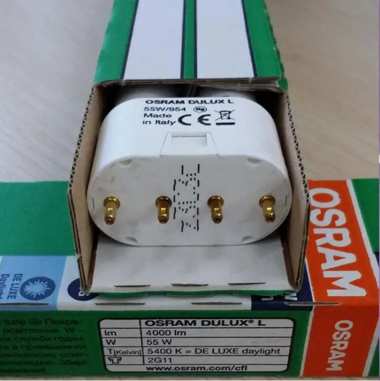 

OSRAM D/L 55W compact fluoresent lamp tube,DULUX L 55W/930 3000K Warm White 55W/954 5400K Daylight