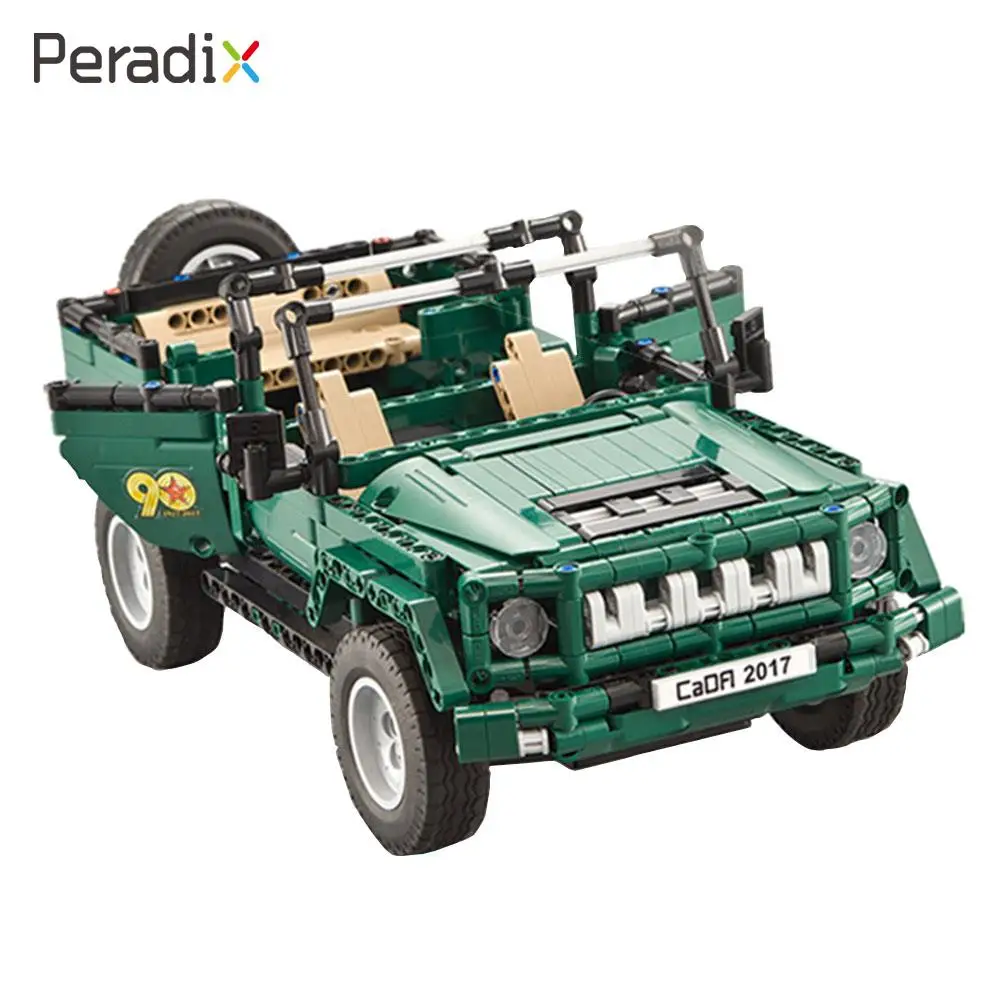 

Blocks RC Car Building Blocks Car Gift Entertainment DIY 561pcs Assembled Vehicles Green 2.4GHz Boy Assembled Vehicles