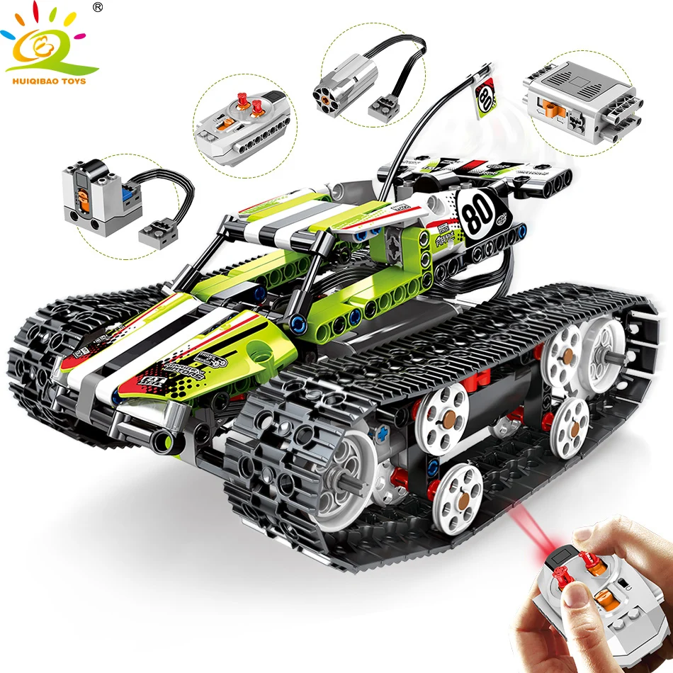 

430Pcs Remote Control Off-road Crawler Building Blocks Compatible Legoingly Technic RC Mountain Car Toys Gifts For Children
