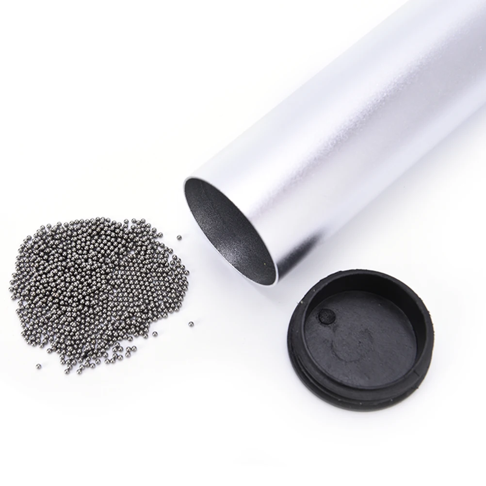 Stainless Steel Cylinder Sand Shaker Rhythm Musical Instruments Metal