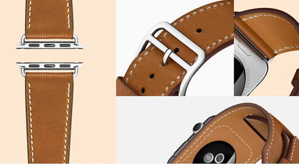 Genuine Leather Strap For iwatch Bracelet Apple Watch Band 42mm 38mm Sport Bracelet For Series 3 2 1 Watch Strap (8)