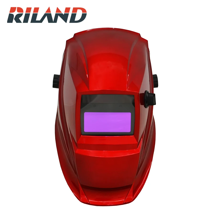 

RILAND X701B Red Color Solar Auto darkening welding helmet/face mask/Electric welder mask/caps