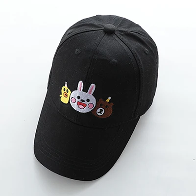 MAERSHEI мальчик бейсболки для детей Дети Snapback хип хоп девочки-мальчики летние шляпы от солнца gorras planas enfants casquette gorras czap - Цвет: Black