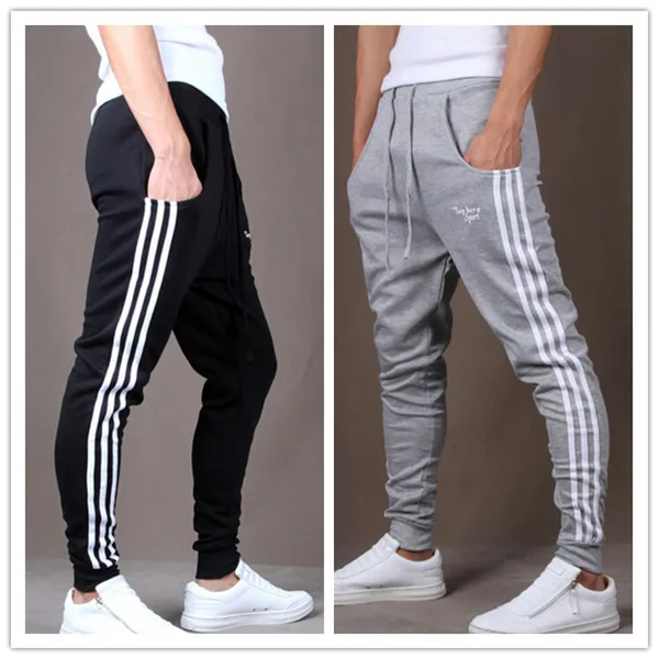 Al aire libre de carga ocasionales flojas Stripped pantalones, deportes corredores Hip Hop Harem pantalones, para hombre de Hip Hop pantalón ajustado bottoms|sweatpants hoodies|sweatpants cotton - AliExpress