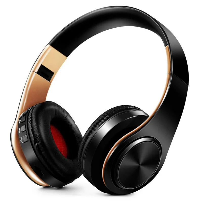 

Hot Sale Wireless Bluetooth Headphones Foldable Wireless Stereo Headsets Handsfree Earbuds with Mic Support TF Card Play