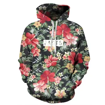 

Couples Men Women 3D Graphic Print Hoodie Sweater Sweatshirt Jacket Pullover Top Flower Hoody Unisex Clothing
