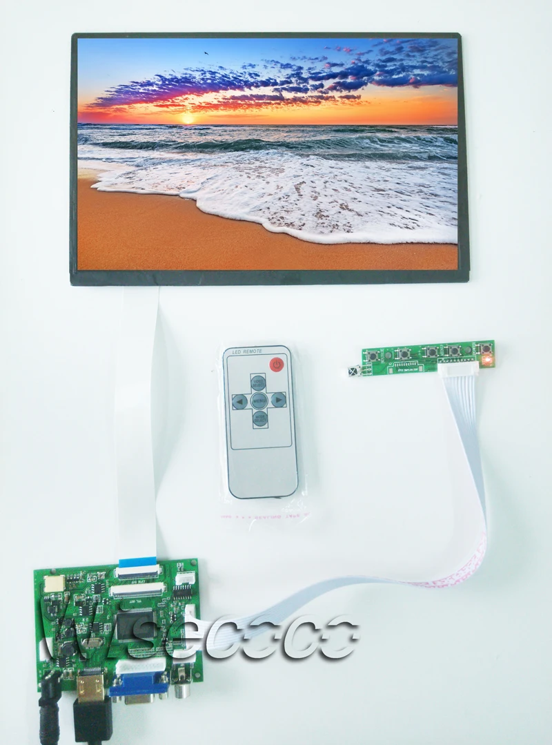 10 1 IPS для монитора Raspberry Pi 1280*800 тонкоплёночный монитор HDMI VGA AV LVDS 2AV Raspberry|ЖК-экраны