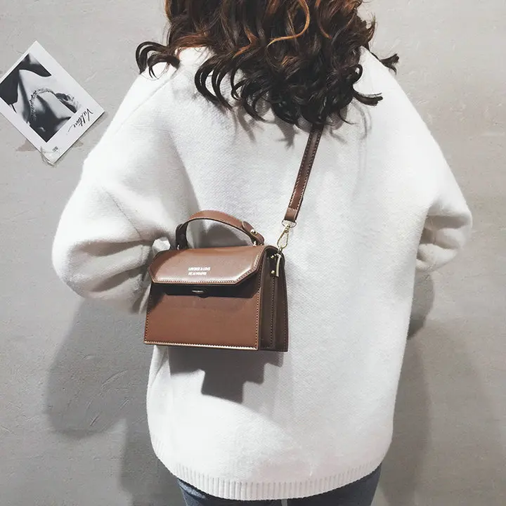 Высококачественная модная женская сумка на плечо, дизайнерская Дамская маленькая сумка через плечо, Корейская версия, Сумки из искусственной кожи, B41-58